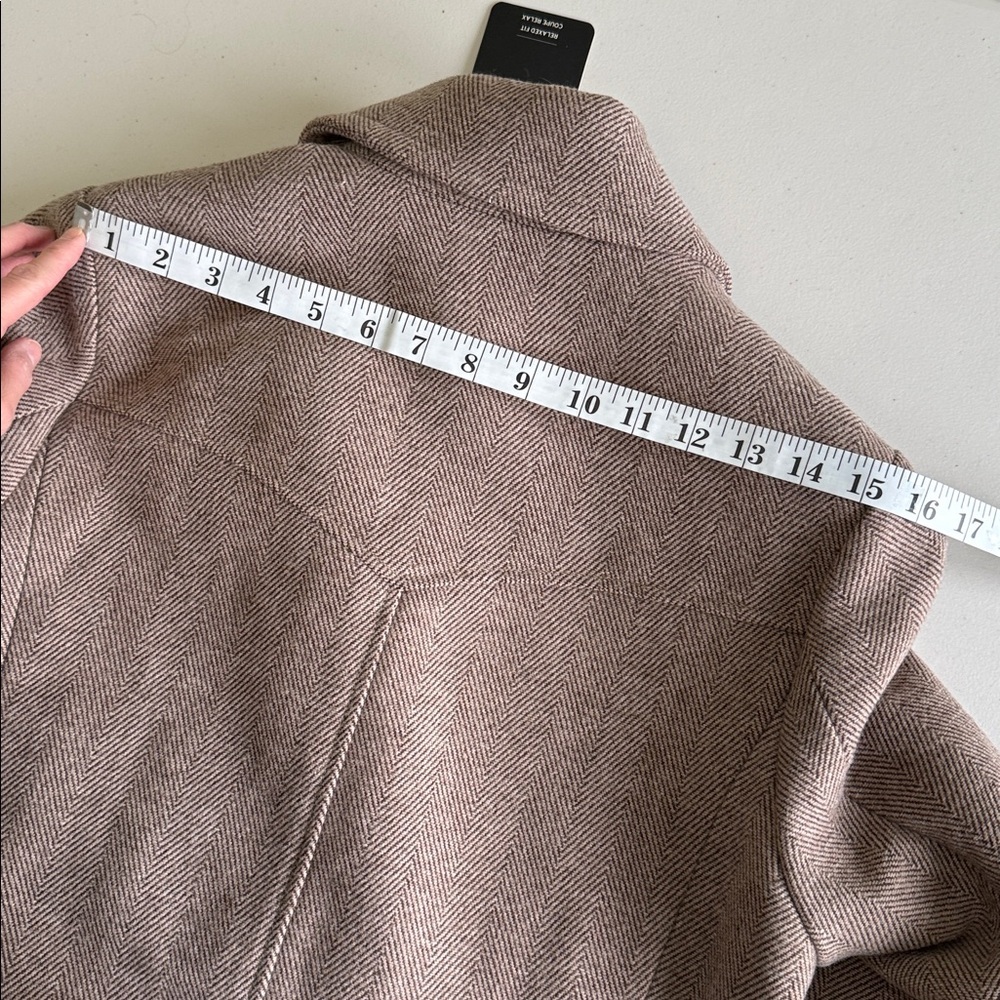 Levi’s Blair Western Coat Wool Blend Herringbone Tan Size XS New With Tags - Picture 13 of 16